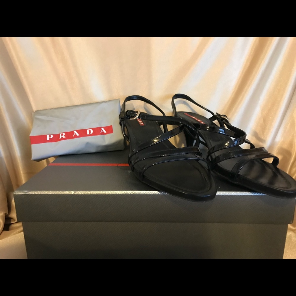 Like new black Prada “heels” size 7.5